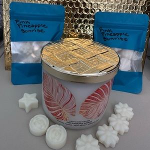 Bath and Body Works Pink Pineapple Sunrise candle wax melts